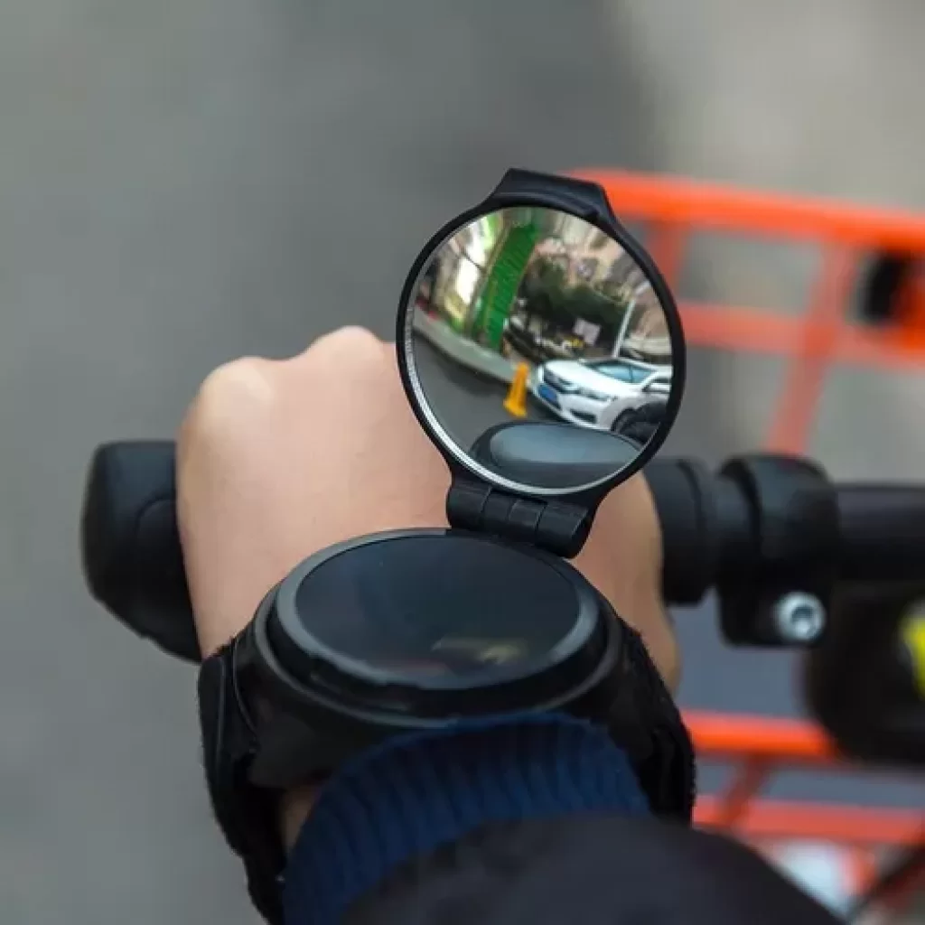 jaula Bueno Maestro Espejo Retrovisor Para Bicicleta Muñeca Mano Urbano Seguridad - Mercleta