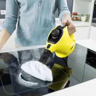 Limpiadora a vapor SC 1 Floor Kit Tiene un tamaño perfecto para tareas rápidas, sin productos químicos ya que elimina con vapor el 99.9% de las bacterias en tu hogar.